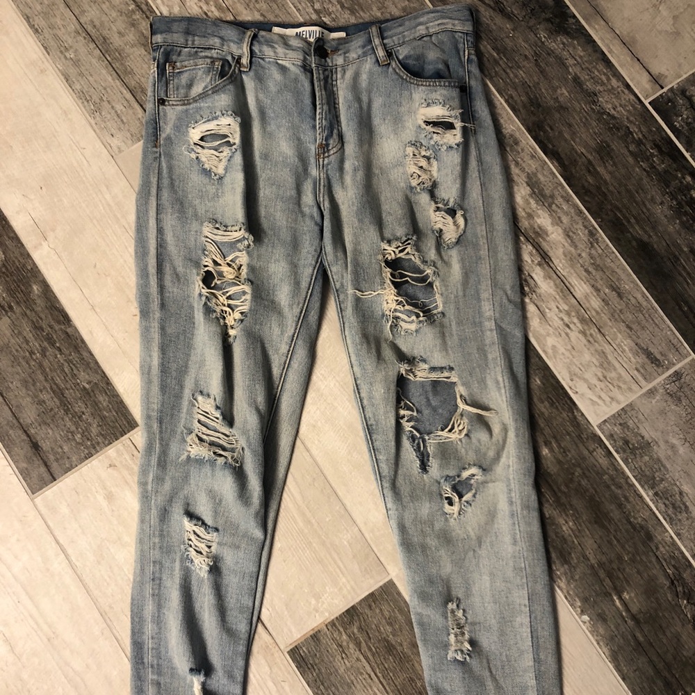 Brandy Melville Ripped Mom Jeans